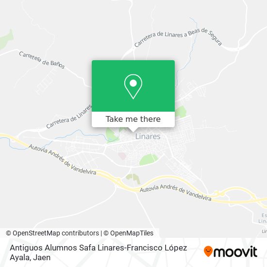 Antiguos Alumnos Safa Linares-Francisco López Ayala map