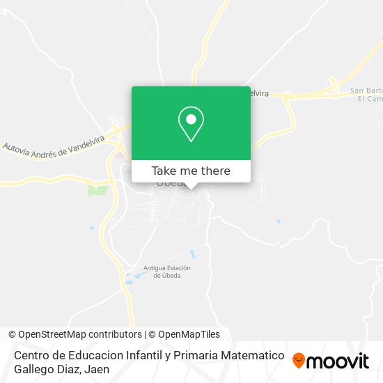 Centro de Educacion Infantil y Primaria Matematico Gallego Diaz map