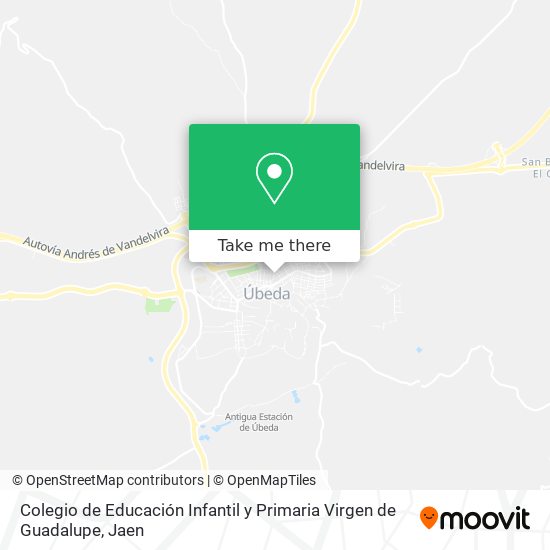 mapa Colegio de Educación Infantil y Primaria Virgen de Guadalupe