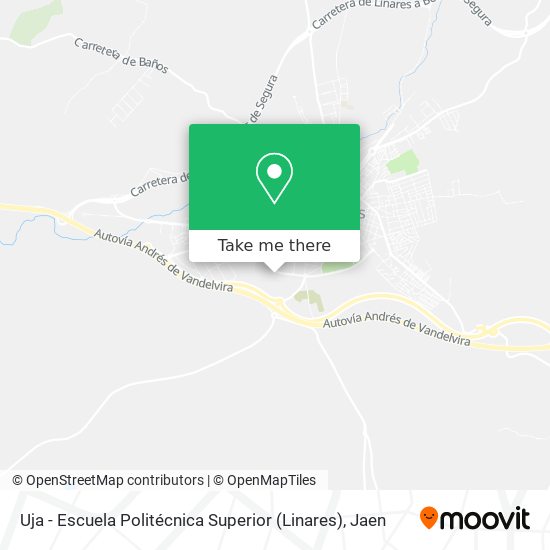 Uja - Escuela Politécnica Superior (Linares) map