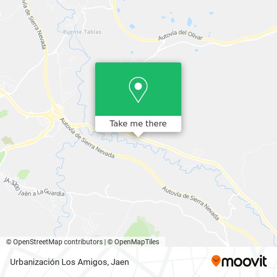 Urbanización Los Amigos map