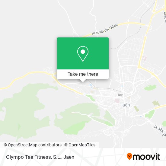 mapa Olympo Tae Fitness, S.L.