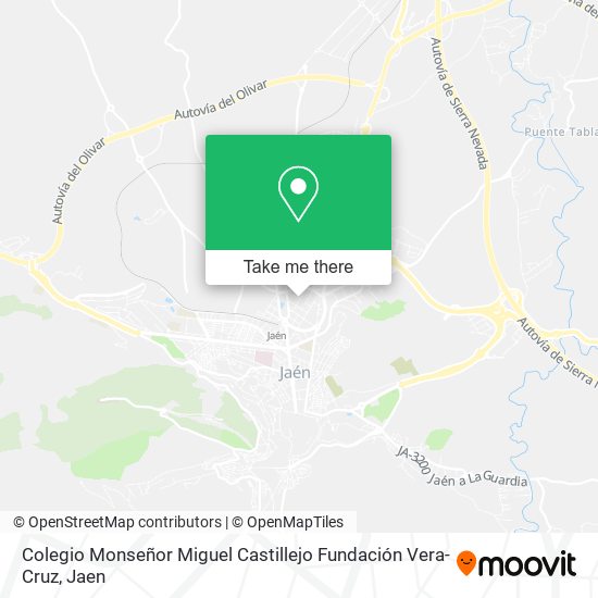 Colegio Monseñor Miguel Castillejo Fundación Vera-Cruz map