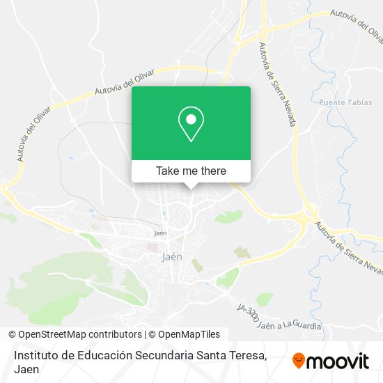 mapa Instituto de Educación Secundaria Santa Teresa