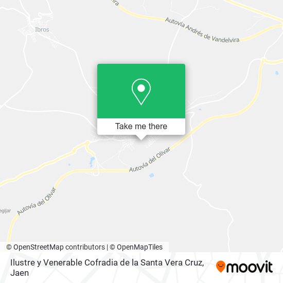 mapa Ilustre y Venerable Cofradia de la Santa Vera Cruz