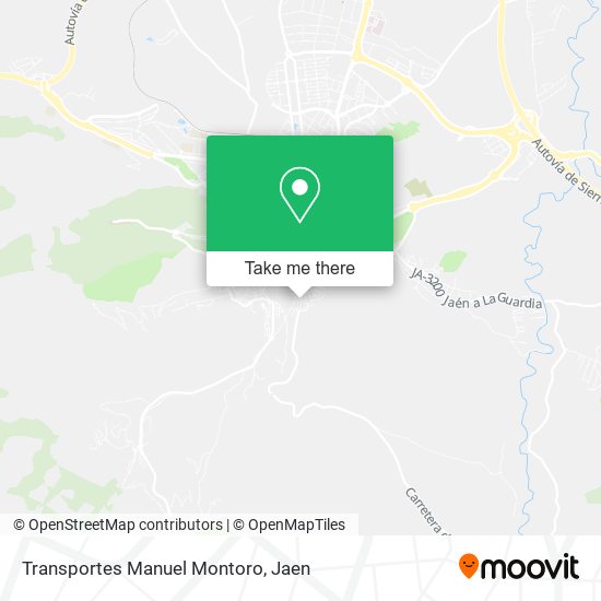 Transportes Manuel Montoro map