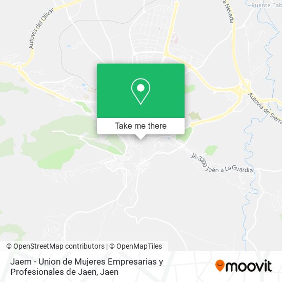 Jaem - Union de Mujeres Empresarias y Profesionales de Jaen map