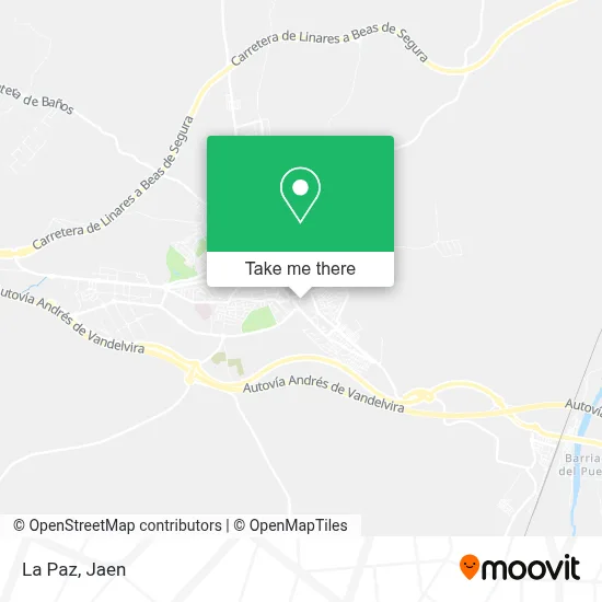 La Paz map