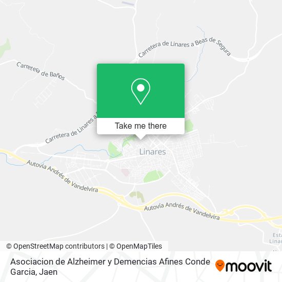 Asociacion de Alzheimer y Demencias Afines Conde Garcia map