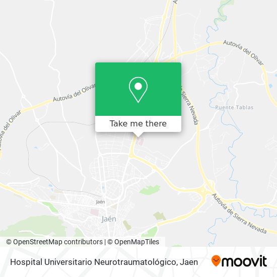 mapa Hospital Universitario Neurotraumatológico