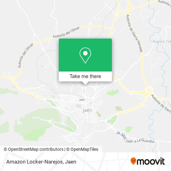 mapa Amazon Locker-Narejos