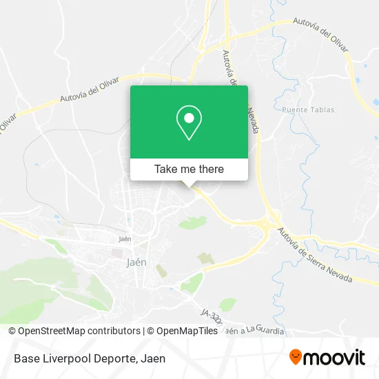Base Liverpool Deporte map