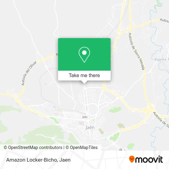 Amazon Locker-Bicho map