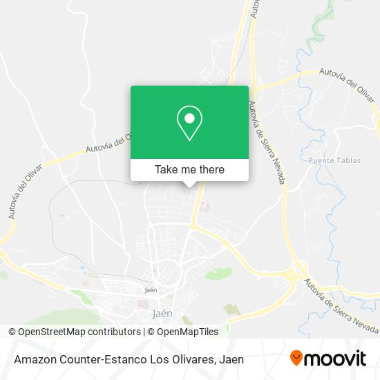 Amazon Counter-Estanco Los Olivares map