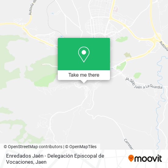 Enredados Jaén - Delegación Episcopal de Vocaciones map