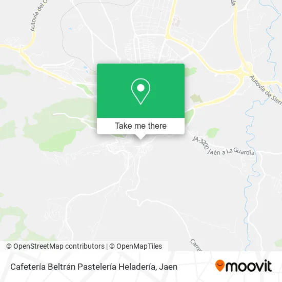 Cafetería Beltrán Pastelería Heladería map