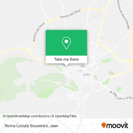 Roma Locuta Souvenirs map