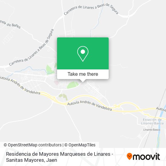 Residencia de Mayores Marqueses de Linares - Sanitas Mayores map