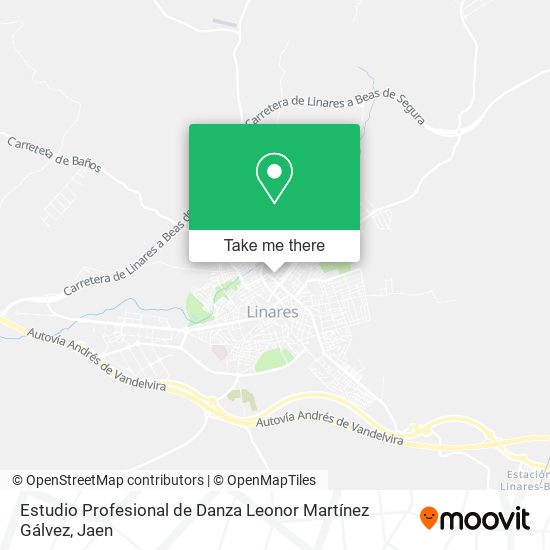 Estudio Profesional de Danza Leonor Martínez Gálvez map