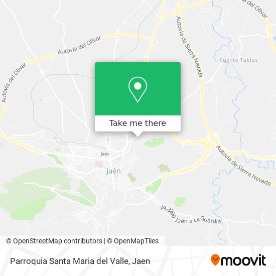 Parroquia Santa Maria del Valle map