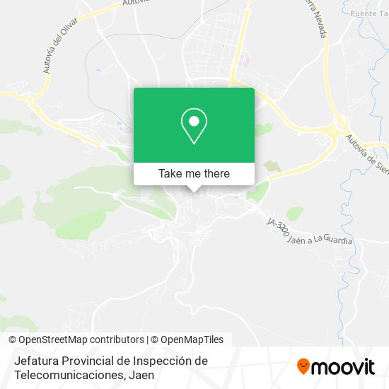 Jefatura Provincial de Inspección de Telecomunicaciones map