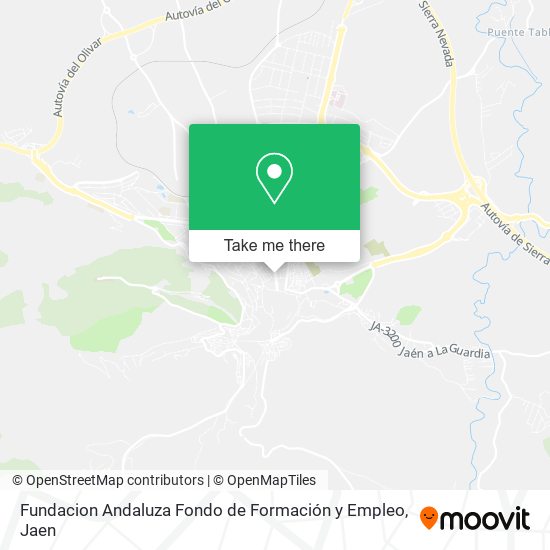 Fundacion Andaluza Fondo de Formación y Empleo map