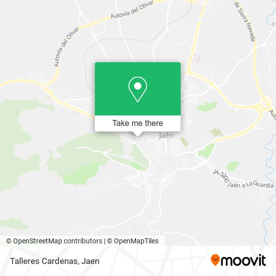 Talleres Cardenas map