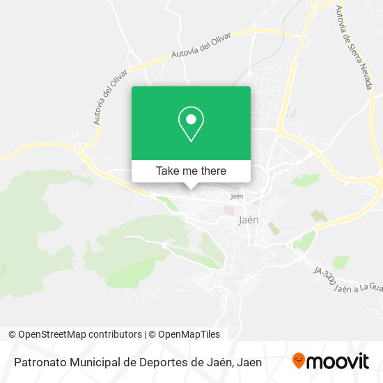 Patronato Municipal de Deportes de Jaén map