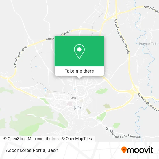 Ascensores Fortia map