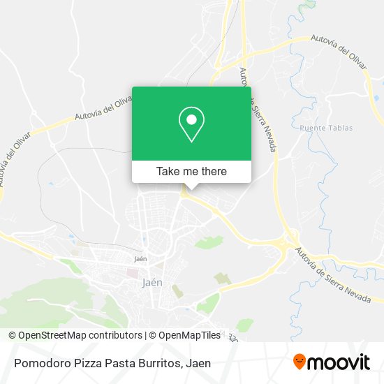 Pomodoro Pizza Pasta Burritos map