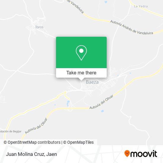 Juan Molina Cruz map