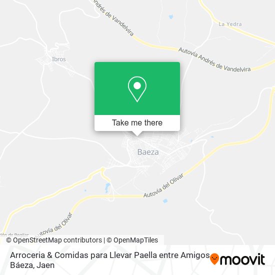 Arroceria & Comidas para Llevar Paella entre Amigos Báeza map