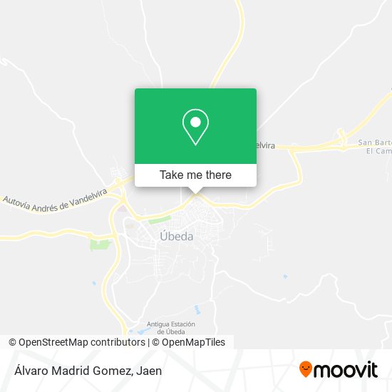 Álvaro Madrid Gomez map