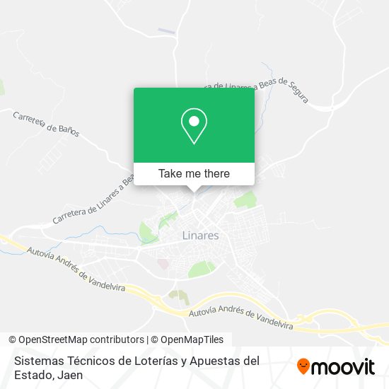Sistemas Técnicos de Loterías y Apuestas del Estado map