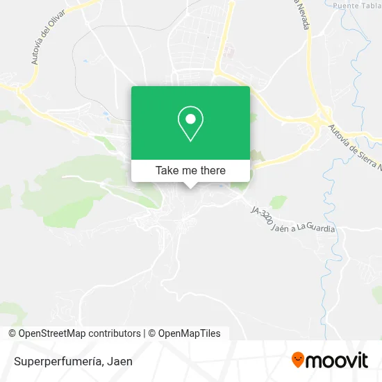 Superperfumería map