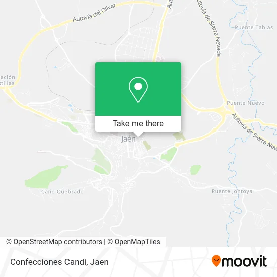 Confecciones Candi map