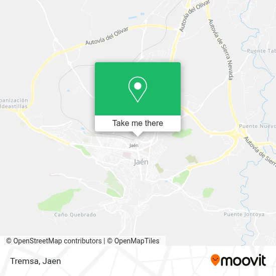 Tremsa map