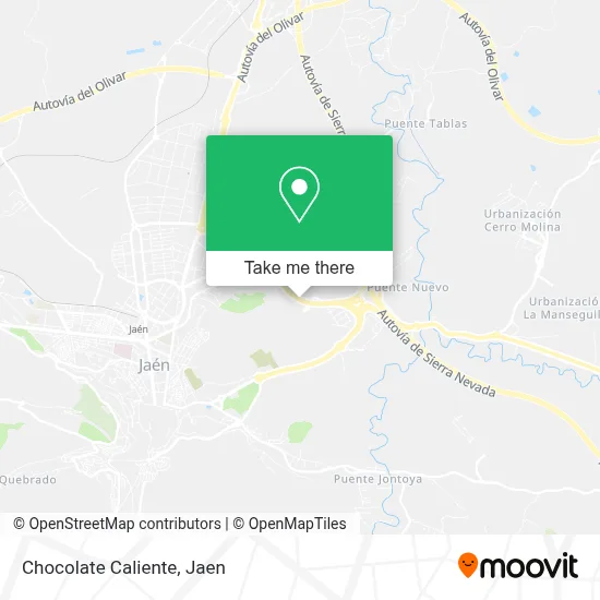 Chocolate Caliente map