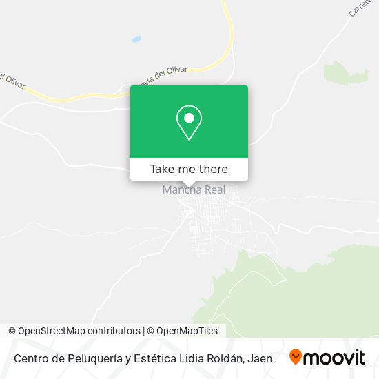 mapa Centro de Peluquería y Estética Lidia Roldán