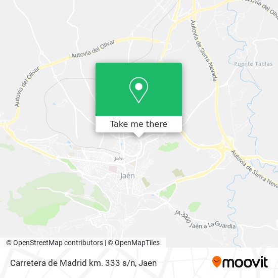 mapa Carretera de Madrid km. 333 s / n