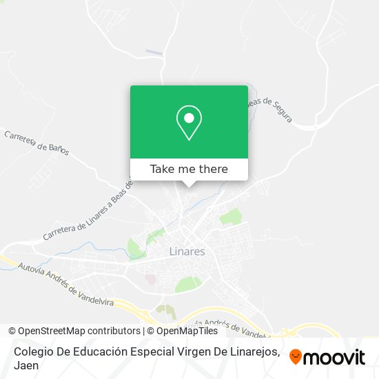 Colegio De Educación Especial Virgen De Linarejos map