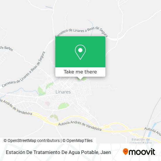 Estación De Tratamiento De Agua Potable map