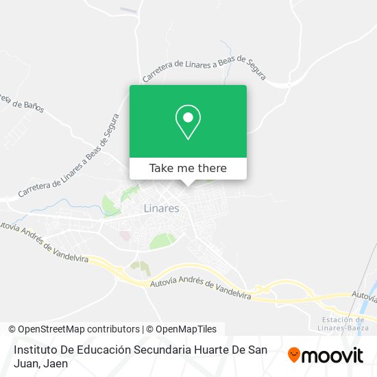 mapa Instituto De Educación Secundaria Huarte De San Juan