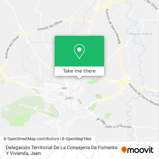 Delegación Territorial De La Consejería De Fomento Y Vivienda map