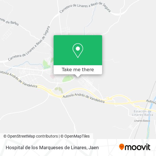 Hospital de los Marqueses de Linares map