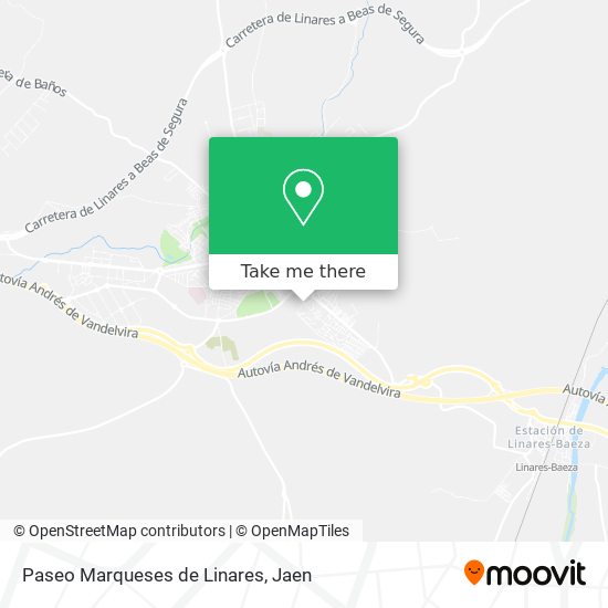 Paseo Marqueses de Linares map