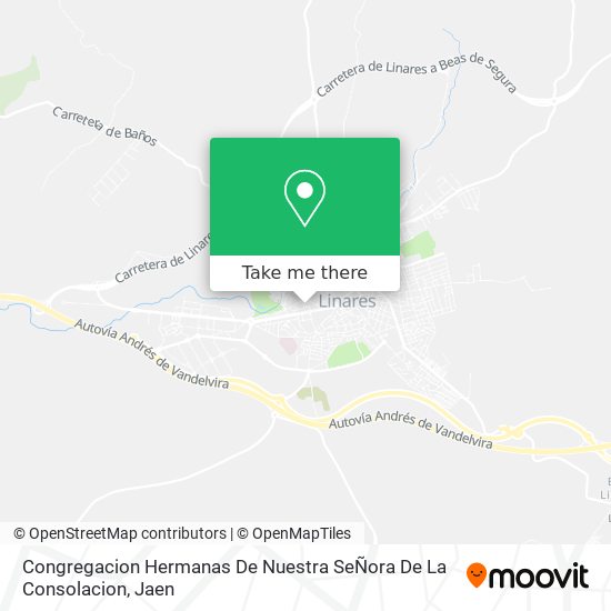 mapa Congregacion Hermanas De Nuestra SeÑora De La Consolacion