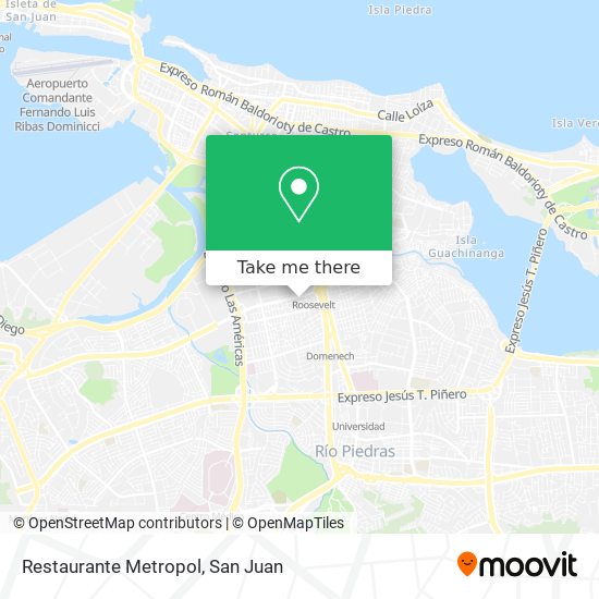 Restaurante Metropol map