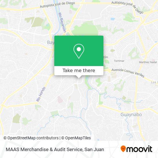 MAAS Merchandise & Audit Service map