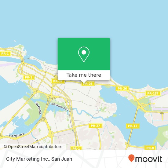 Mapa de City Marketing Inc.